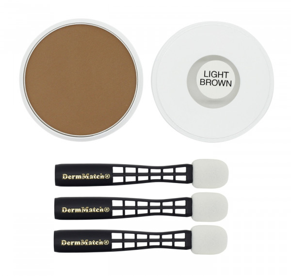 DermMatch (Light Brown) Пудра-камуфляж для волос 40гр