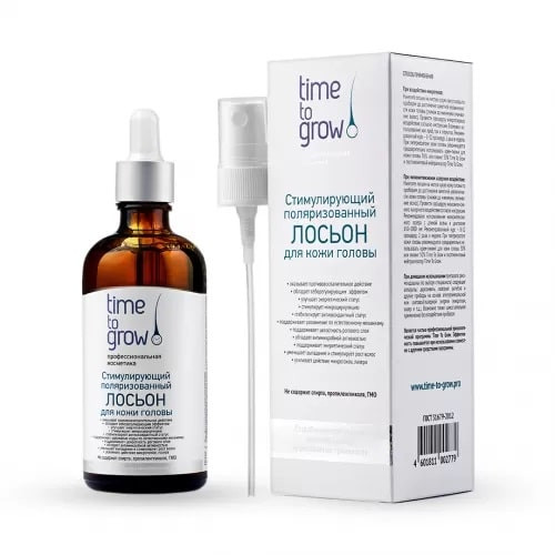 Поляризованный лосьон Time To Grow для кожи головы, 100мл