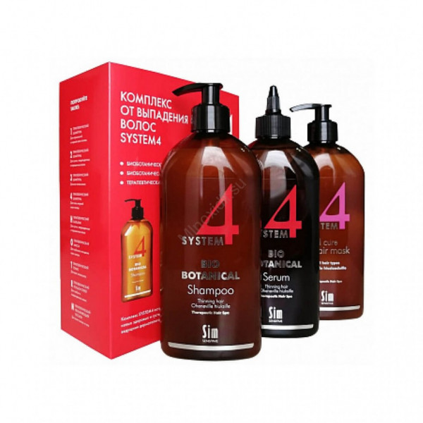 System 4 Комплекс макси (шампунь, сыворотка, маска)